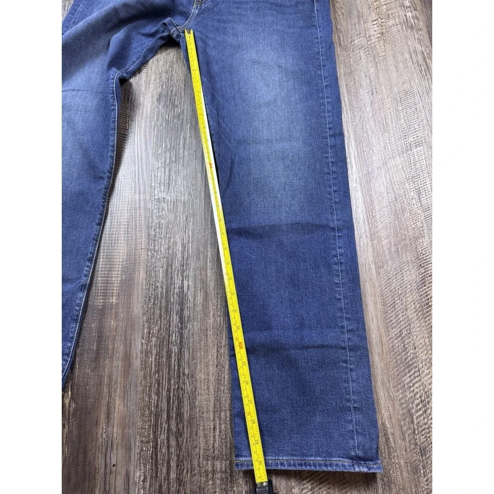 Revtown Decade Denim Jeans Mens 34x30‎ Blue Automatic Stretch Straight Leg